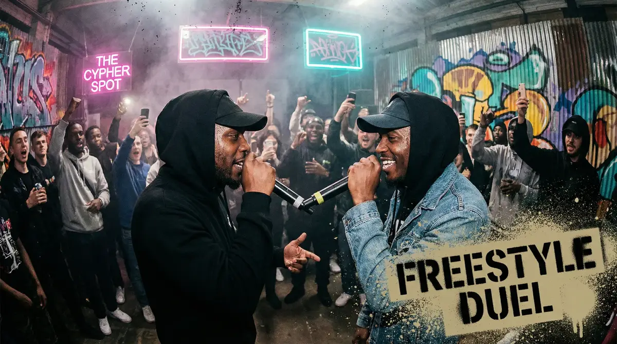 深夜网站 - 说唱对决现场