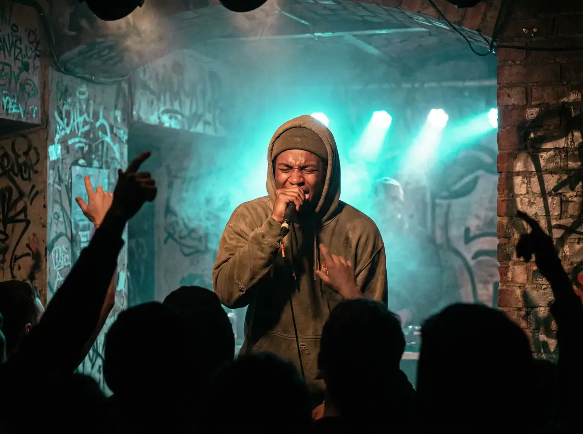 深夜网站 - 地下说唱表演